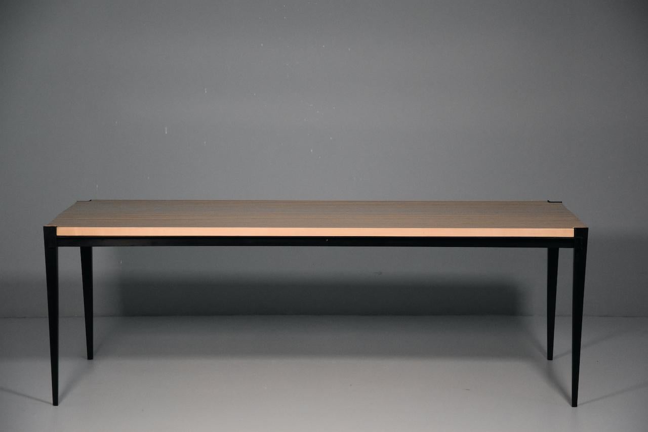 Rare version of coffee table Osvaldo Borsani Tecno Model T61/B.
