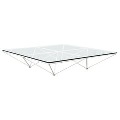 Coffe Table Paolo Piva Alanda B&B Italia Mid Century 80s Italy Design Modern
