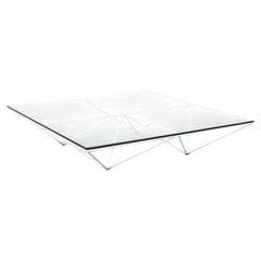 Coffe Table Paolo Piva Alanda B&B Italia Mid Century 80s Italy Design Modern