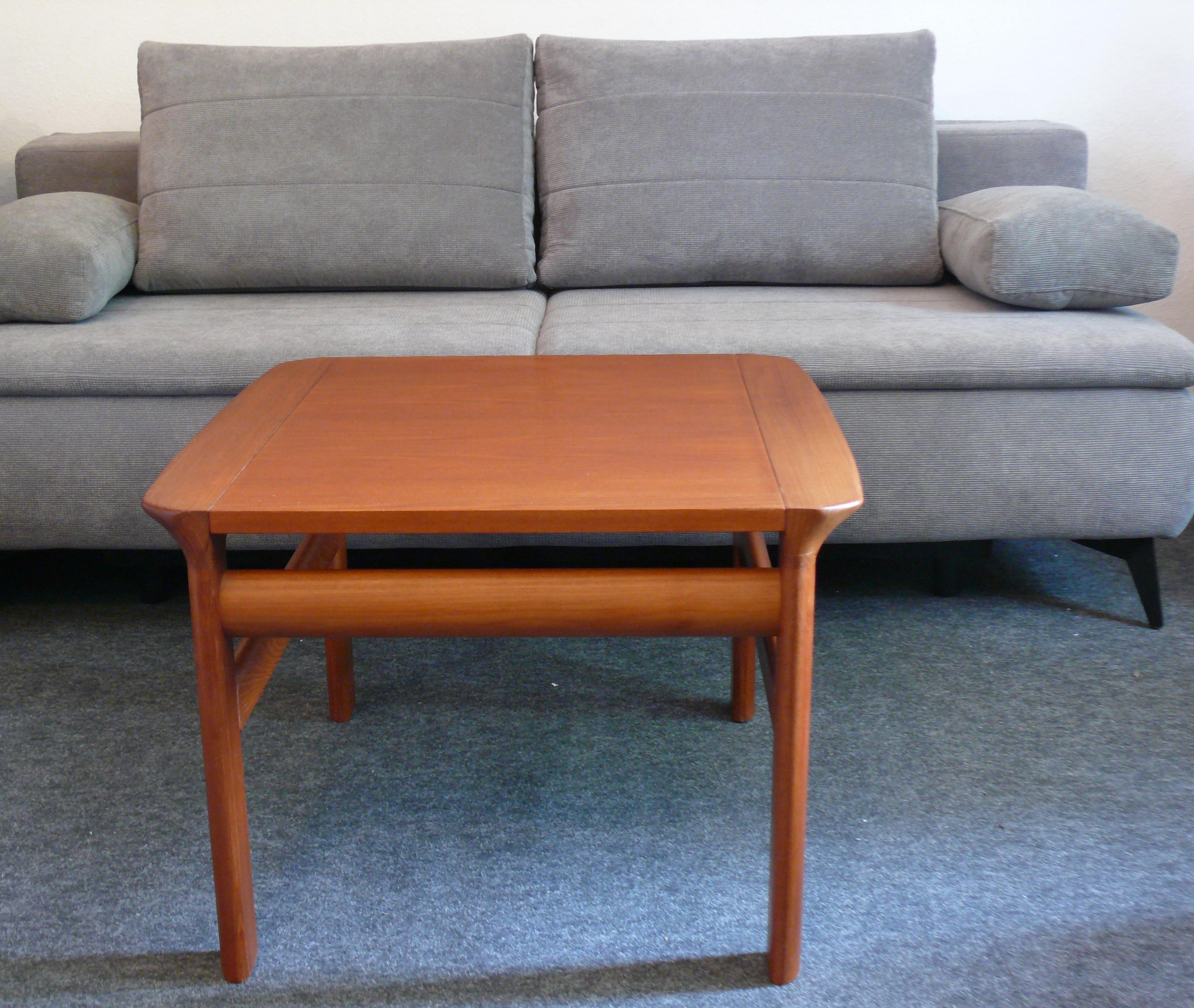 Coffe Table, Teak by Juul Kristensen for Komfort - Denmark, 1960s Escandinavo moderno en venta