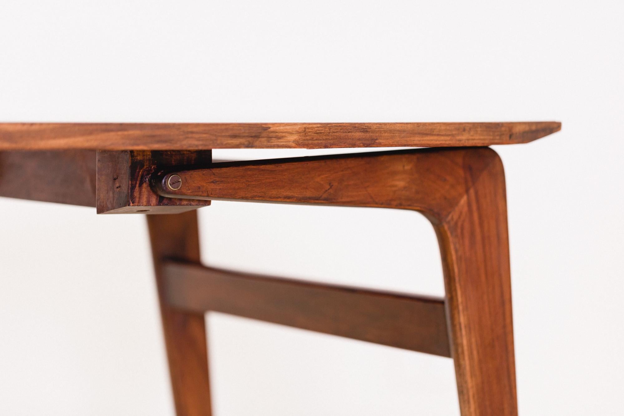 Coffee and Dining Table in Rosewood, Martin Eisler, Brazilian Midcentury, 1950s For Sale 7