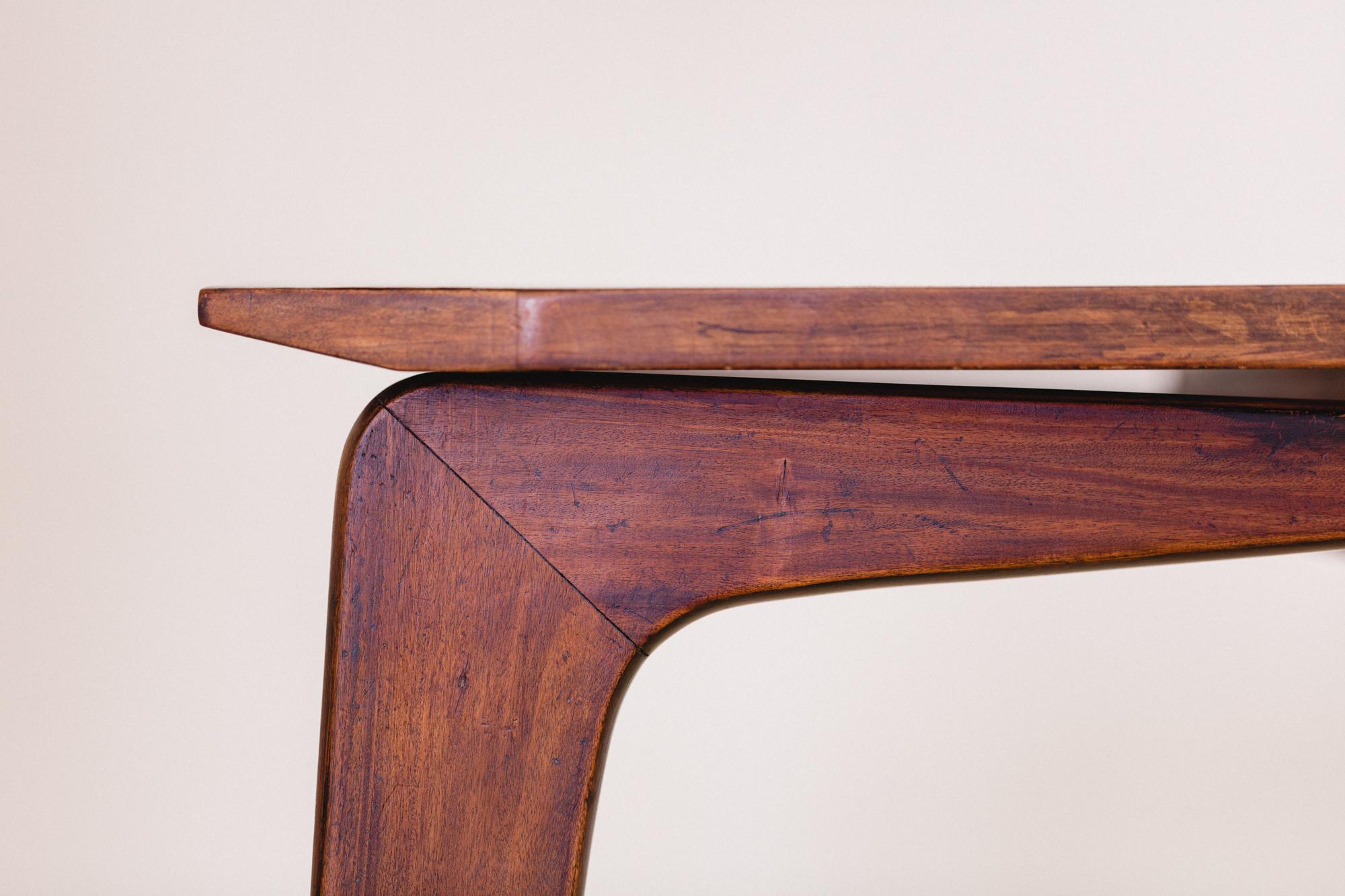 Coffee and Dining Table in Rosewood, Martin Eisler, Brazilian Midcentury, 1950s For Sale 8