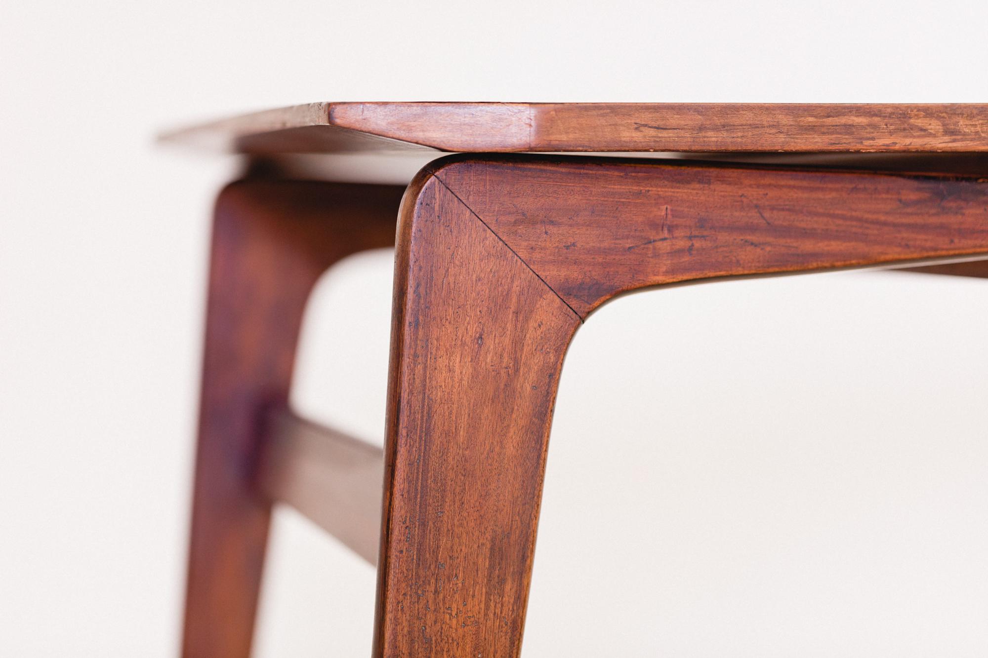 Coffee and Dining Table in Rosewood, Martin Eisler, Brazilian Midcentury, 1950s For Sale 9