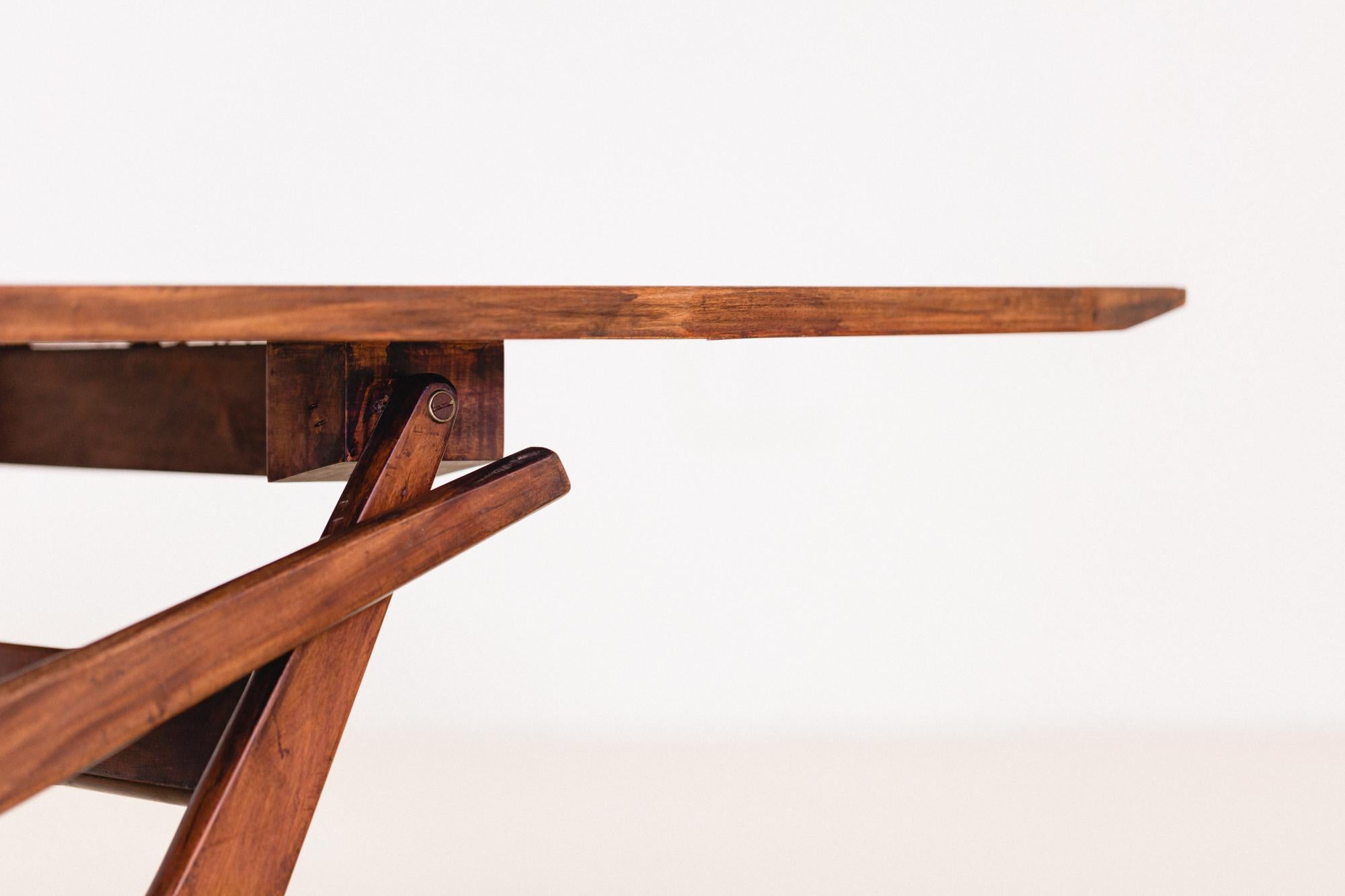 Coffee and Dining Table in Rosewood, Martin Eisler, Brazilian Midcentury, 1950s For Sale 4