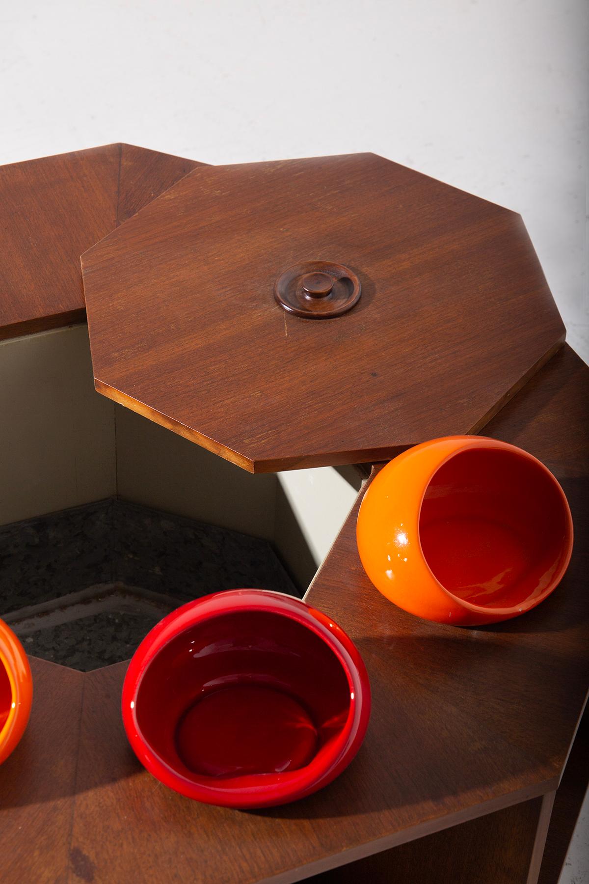 Ceramica Coffee Bar Table with Ceramic by V. Gregotti in vendita