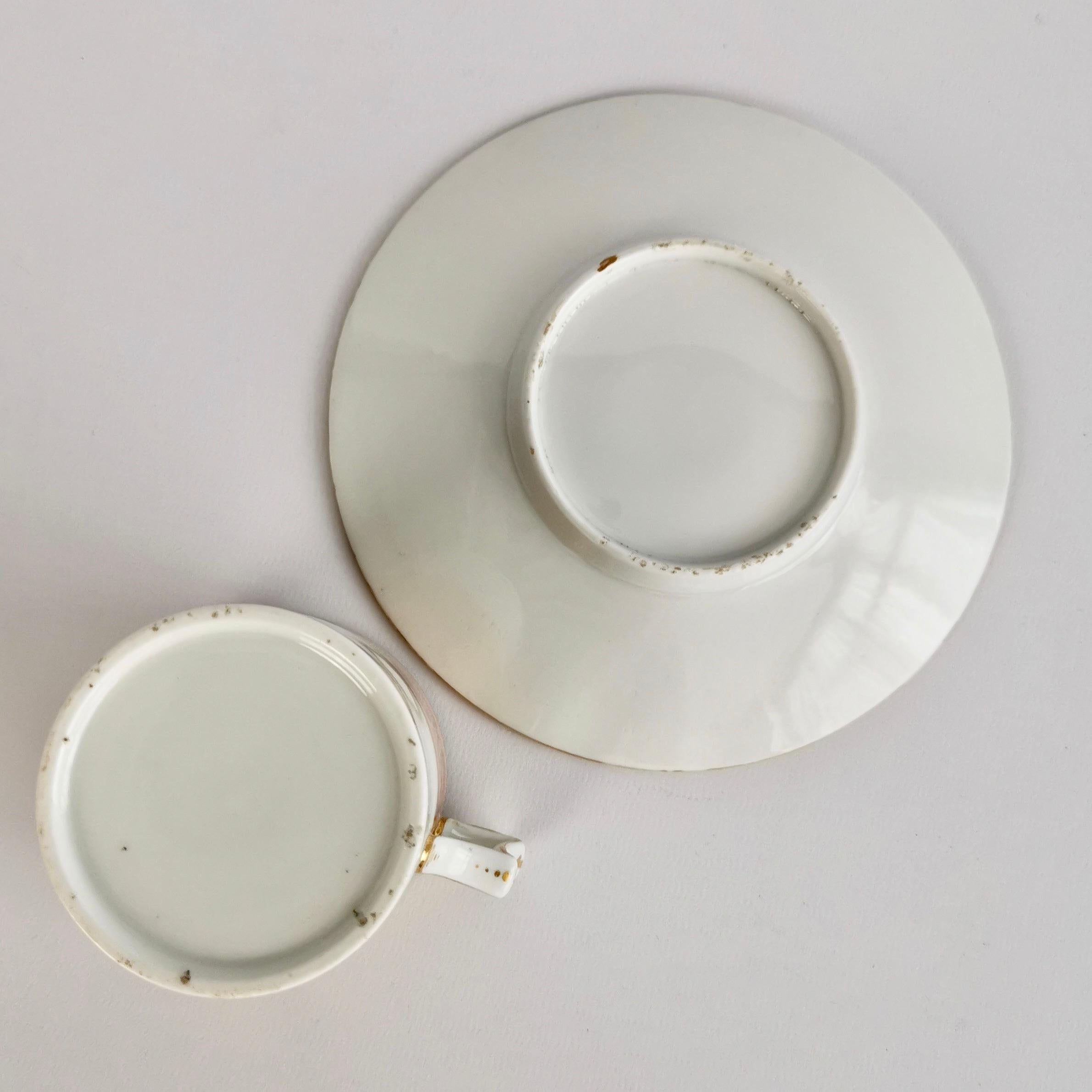Kaffeekanne, Flight Barr & Barr, Pfirsich vergoldete Erdbeeren, Regency, um 1815 3