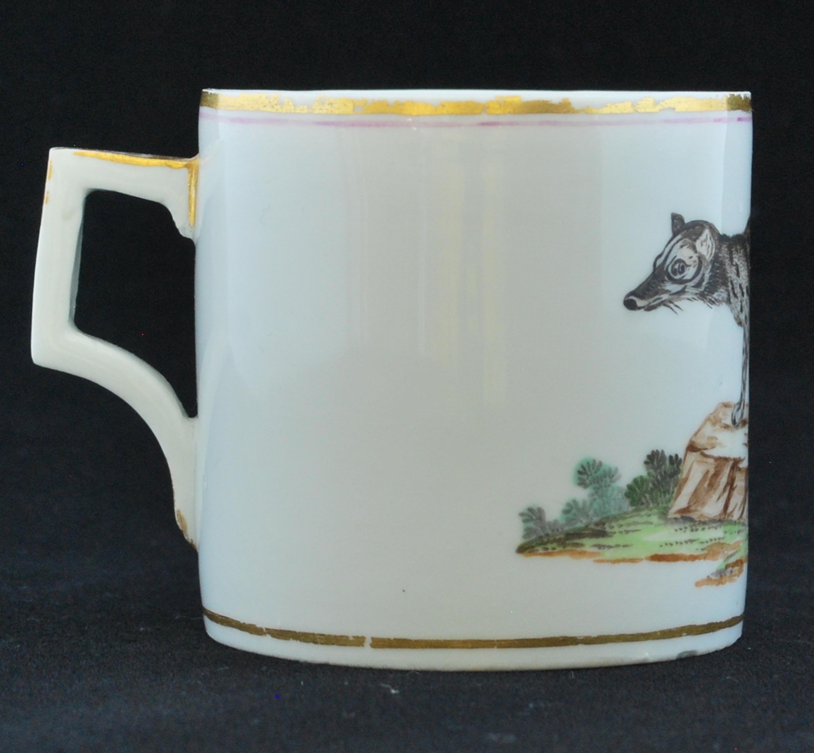 Coffee Can: Merian's Opossum, Nymphenburg, C1790 For Sale 1