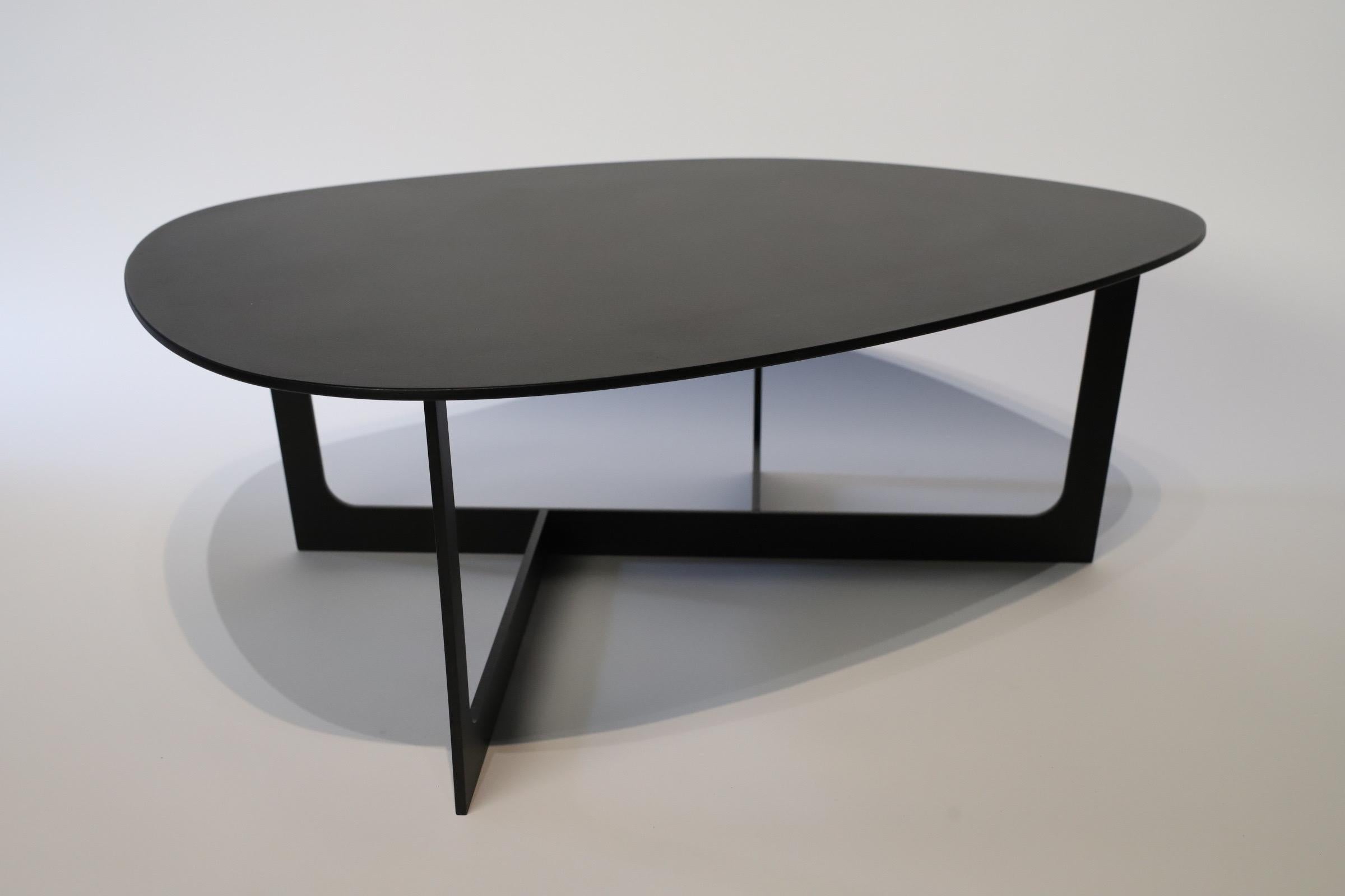 Coffee Cocktail Table by Ernst & Jensen for Erik Jorgensen In Good Condition For Sale In Oklahoma City, OK