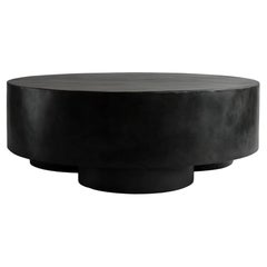 Kaffeefarbenes Modell Big Coffee Table, Faserbeton, Contemporary Work.