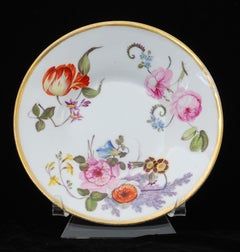 Coffee Cup and Saucer Nantgarw Porcelain, circa 1815