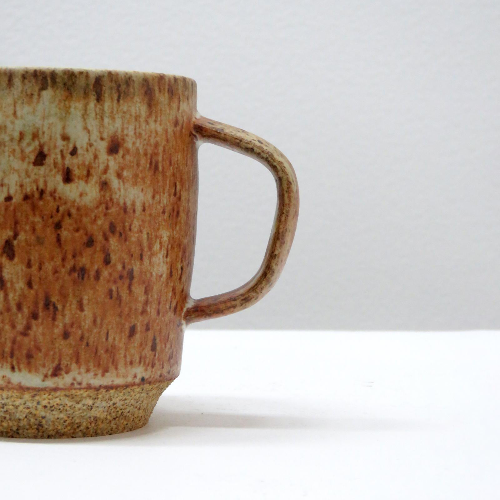 Glazed Coffee Cups 'Carmel' by Jed Farlow  For Sale