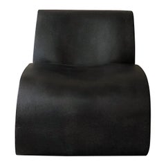 Coffee Curl Up Lounge Chair by Karstudio