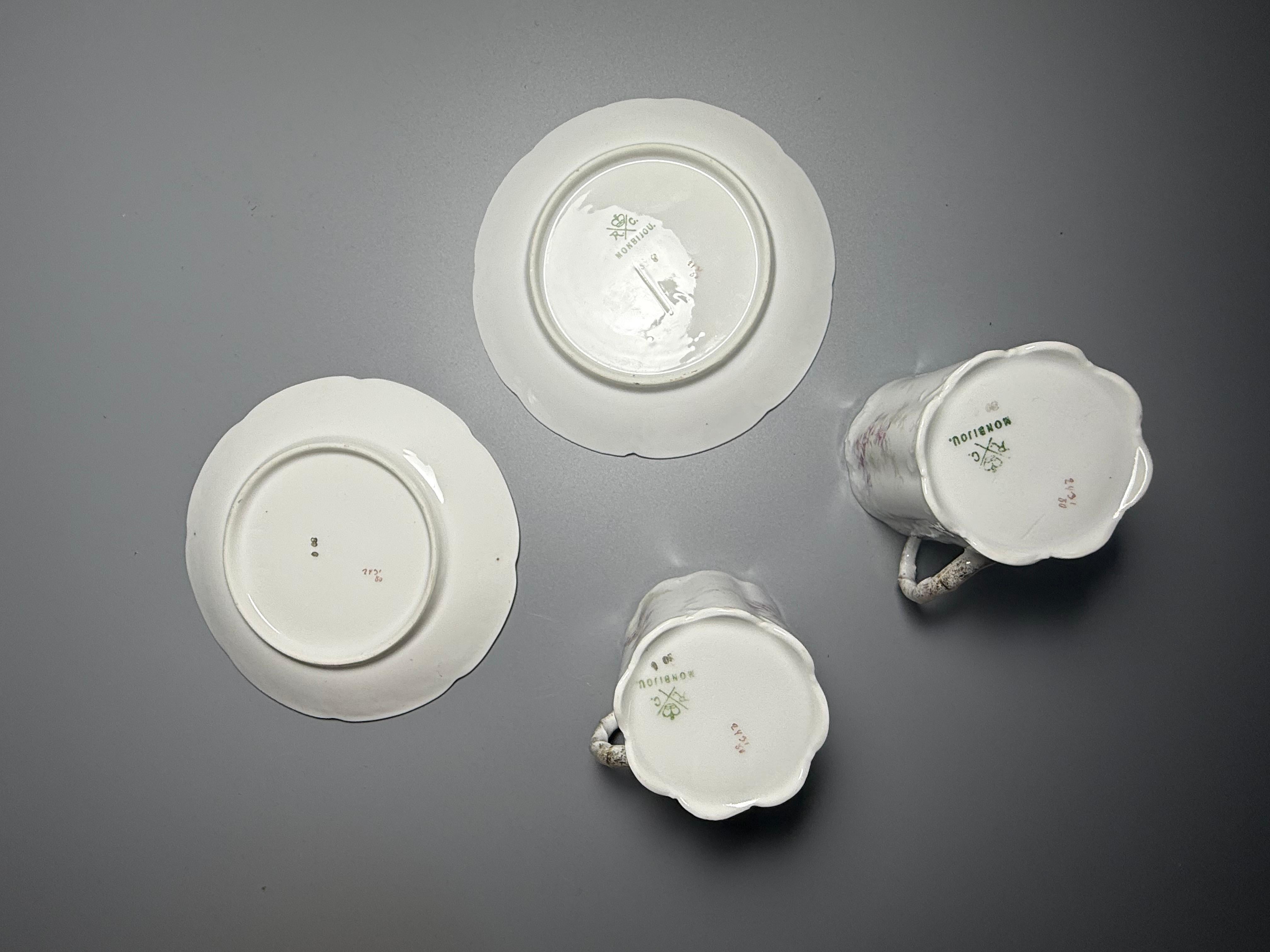 Tasses à demitasse et soucoupes à café Rosenthal Monbijou en vente 3