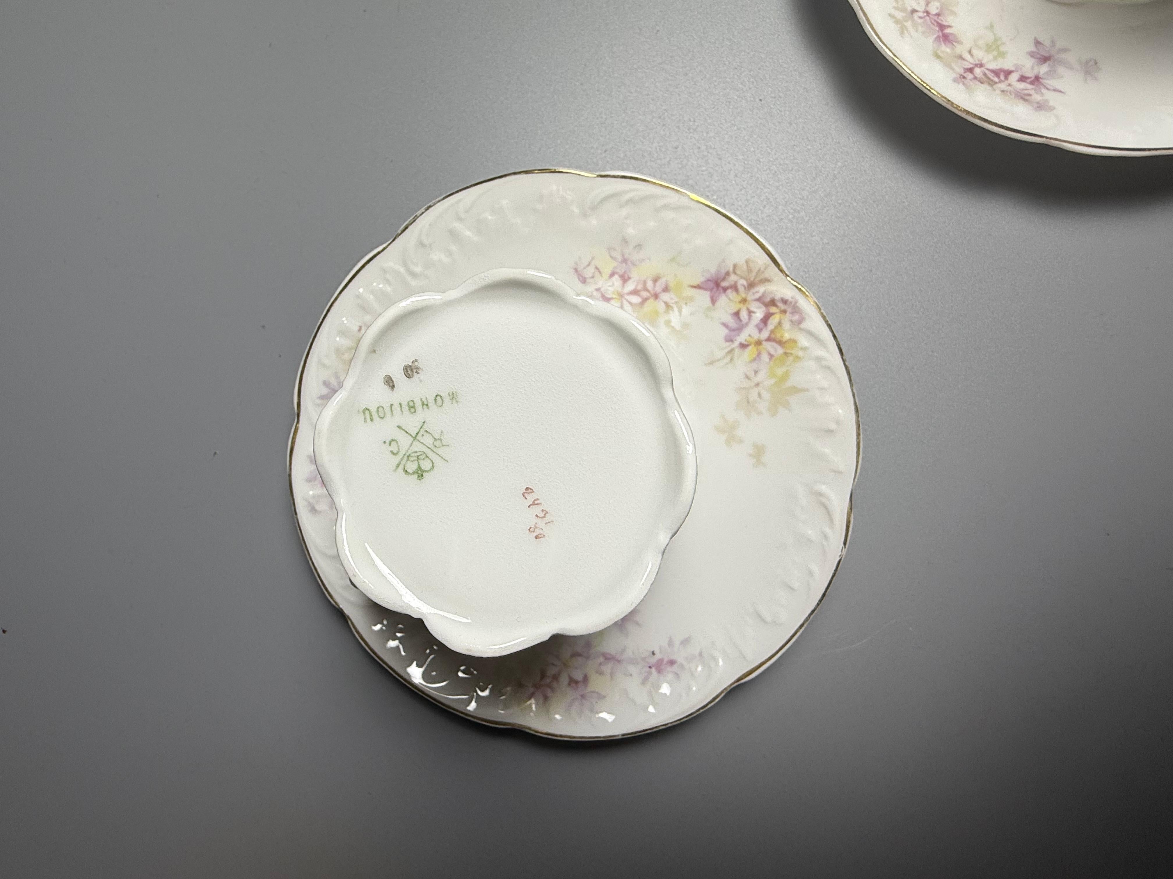 Tasses à demitasse et soucoupes à café Rosenthal Monbijou en vente 2