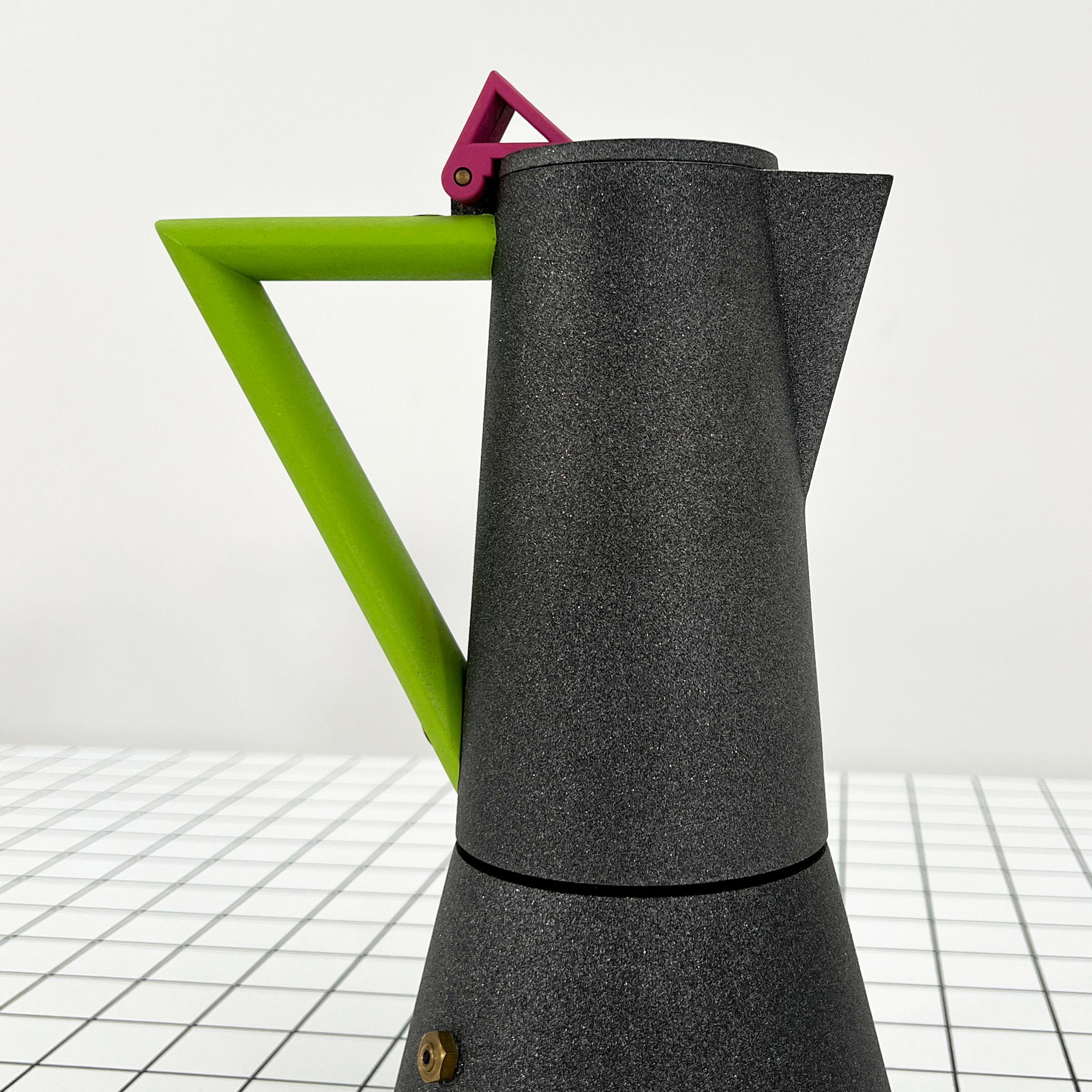 Late 20th Century Coffee Maker 'Accademia' Series by Ettore Sottsass for Lagostina, 1980s For Sale