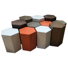 Coffee or End Table Hexagon Pods