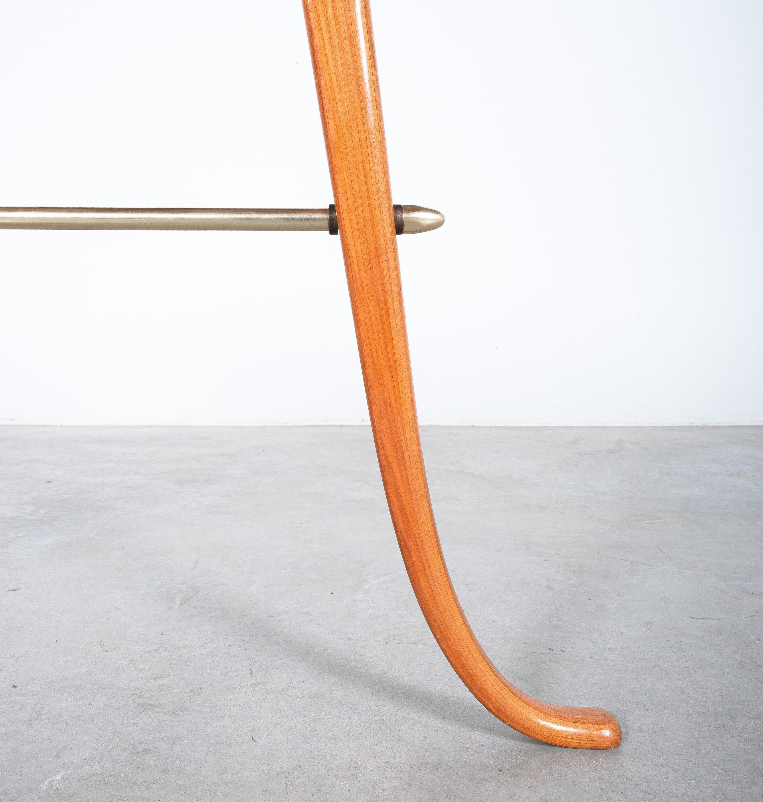Mid-20th Century Coffee or Side Boomerang Table Style Gio Ponti Wood, Italy, circa 1955 For Sale