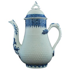 Antique Coffee Pot, Bow Porcelain Factory, circa 1767