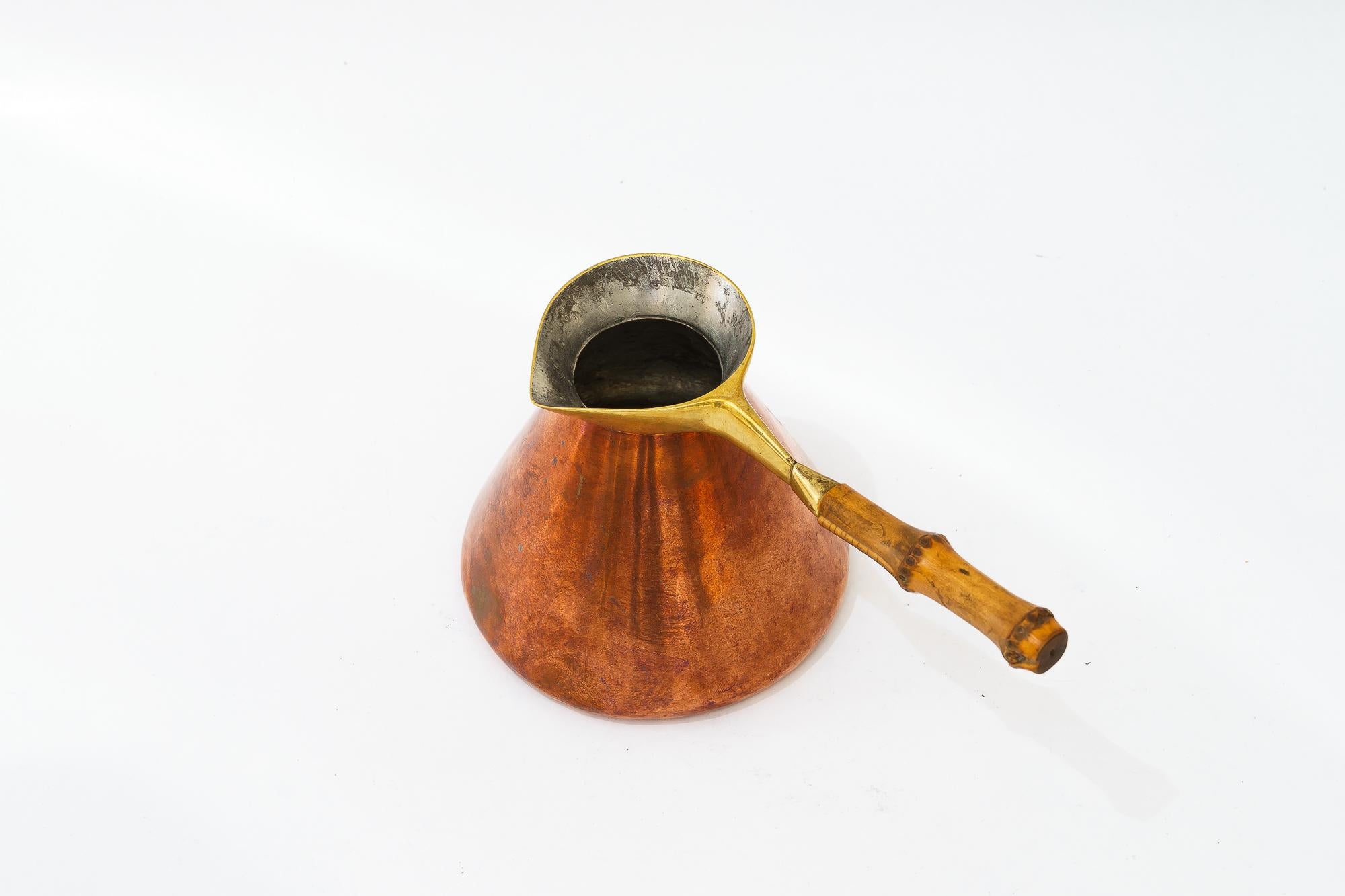 Austrian Coffee pot by Carl Auböck 1950s for Werkstätte Carl Auböck. ( signed ) For Sale