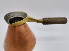 Kaffeekanne, Kupfer und Messing, Carl Auböck Wien, Österreich