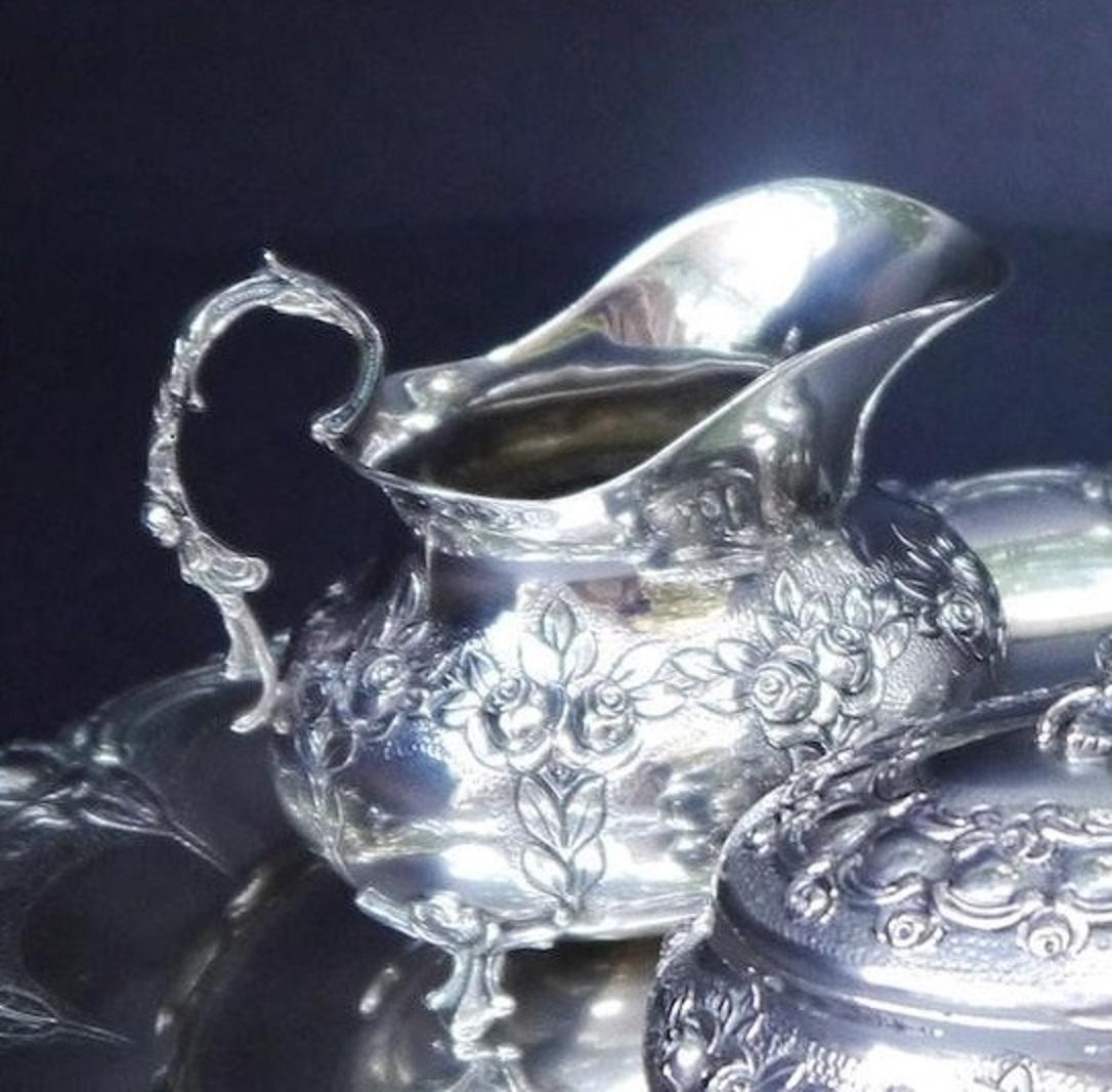 *H Coffee Service, Dutch, Late 19th Century, Silver 835 For Sale 5