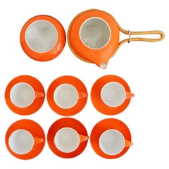 Coffee Set by János Török for Zsolnay Porcelain Manufactory, 1960s