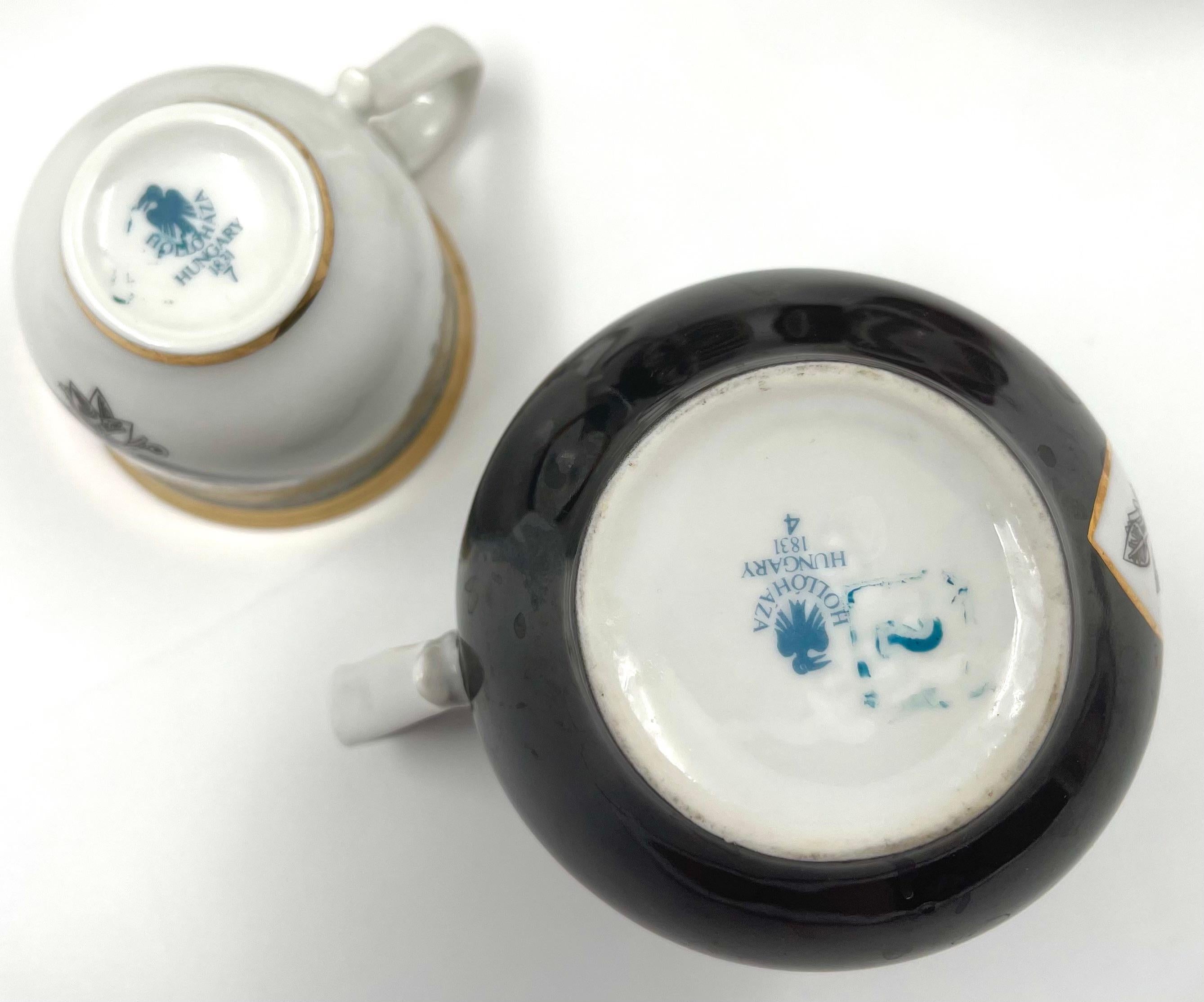 hollohaza porcelain tea set