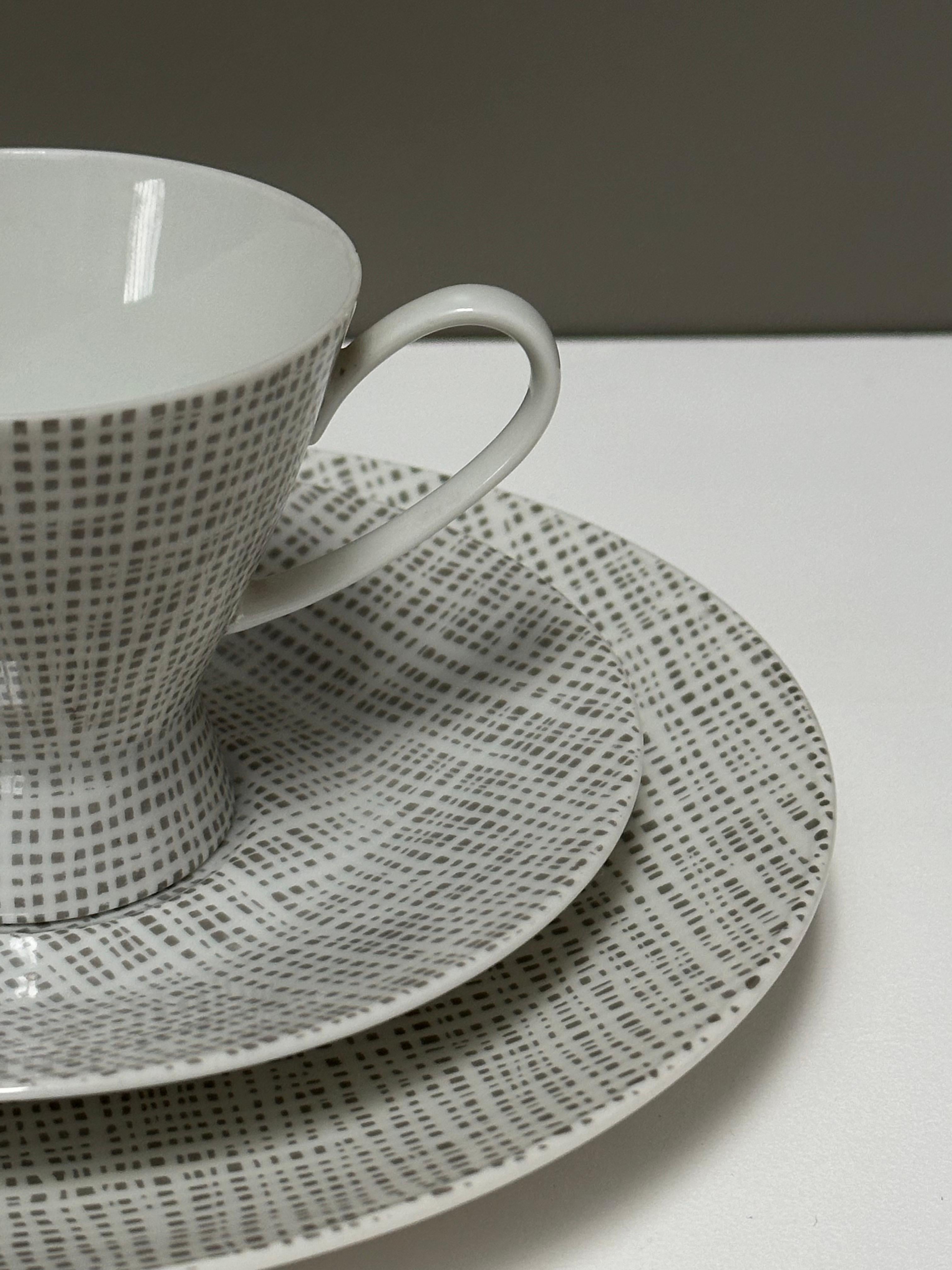 Coffee Set For 6 Guests, Raymond Loewy & Richard Latham, Rosenthal In Good Condition For Sale In St Ouen, FR