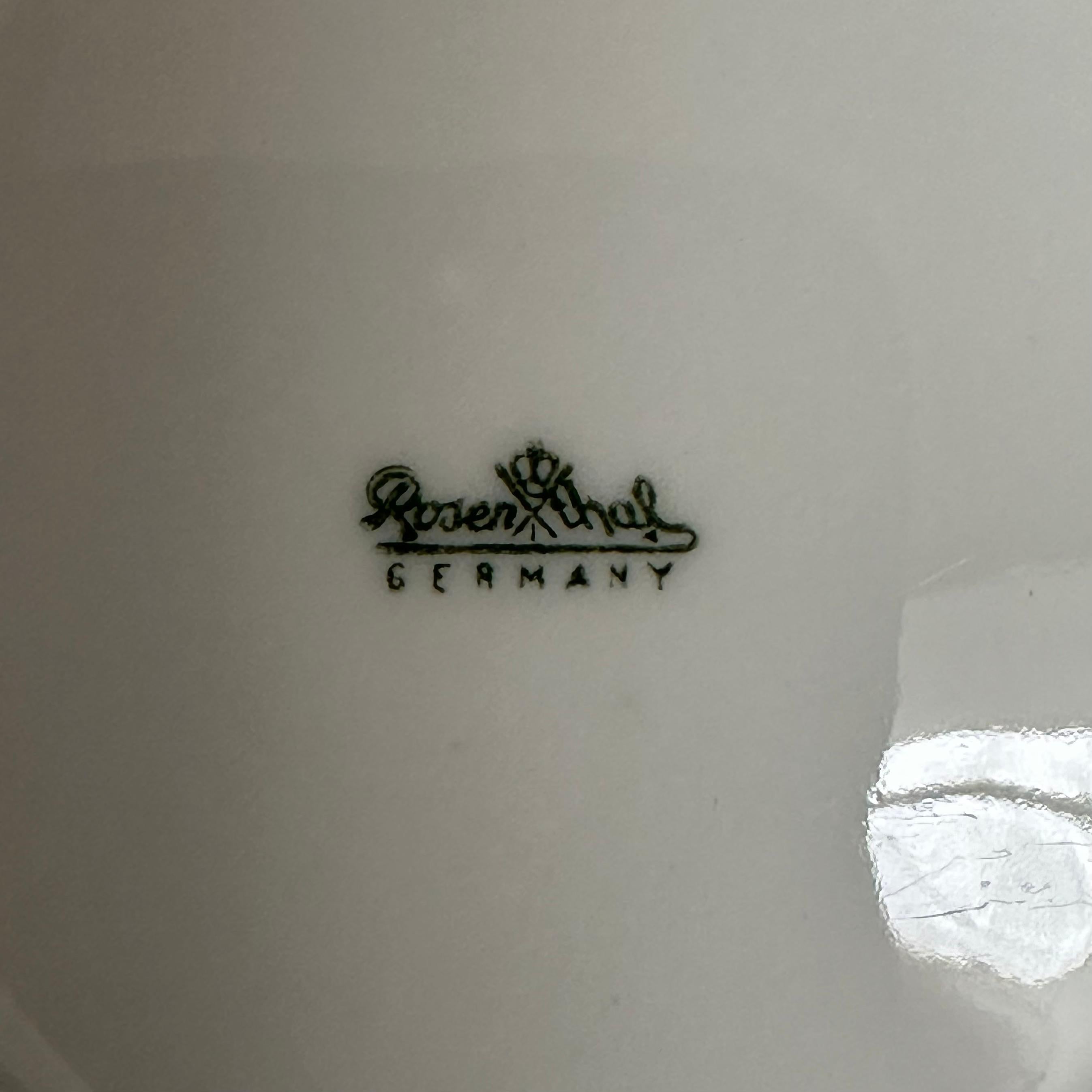 Mid-20th Century Coffee Set For 6 Guests, Raymond Loewy & Richard Latham, Rosenthal For Sale