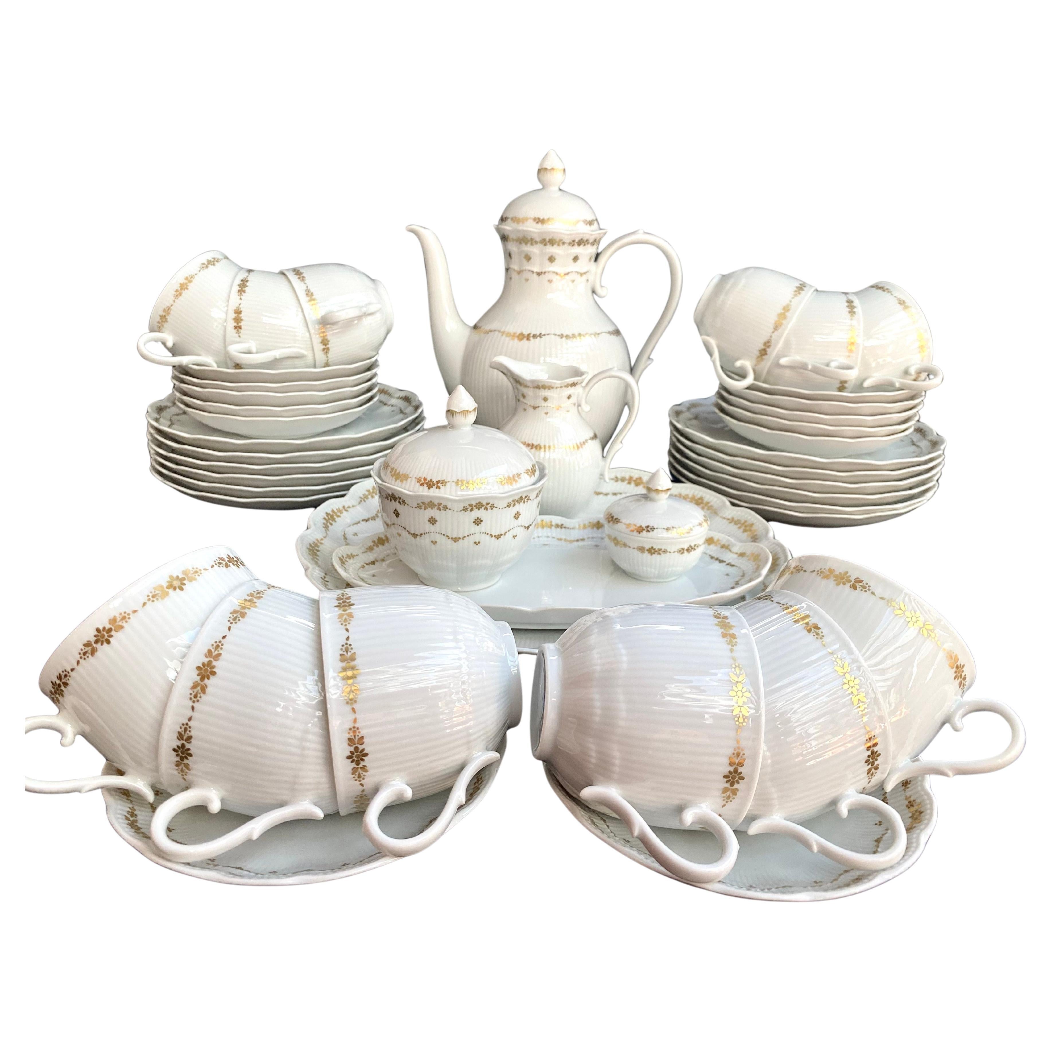 Coffee Set Vintage Bone China Kaiser For 12 Person Germany