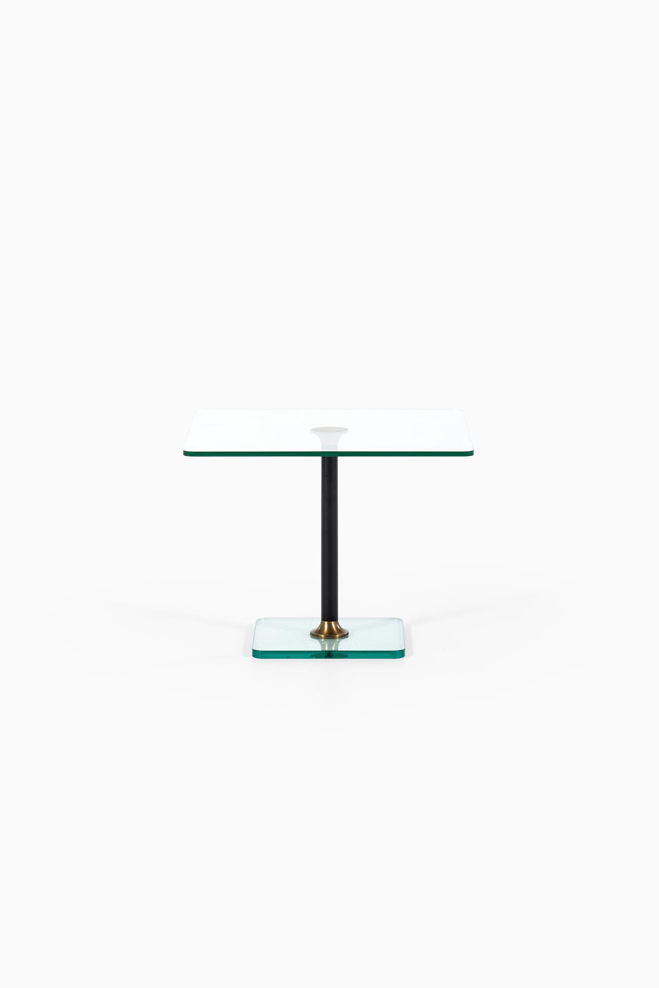 Glass coffee/side table by unknown designer. Produced in Sweden.