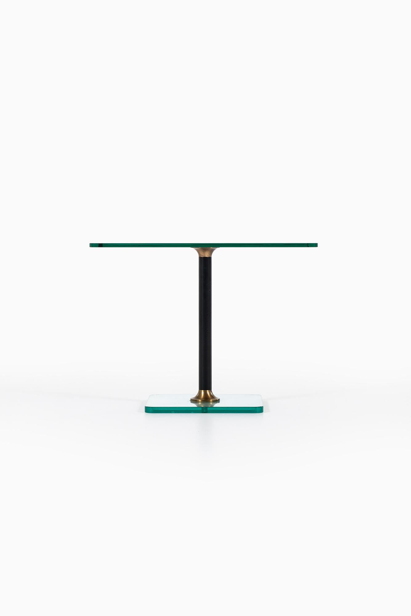 Scandinavian Modern Coffee/Side Table in Glass Produced in Sweden