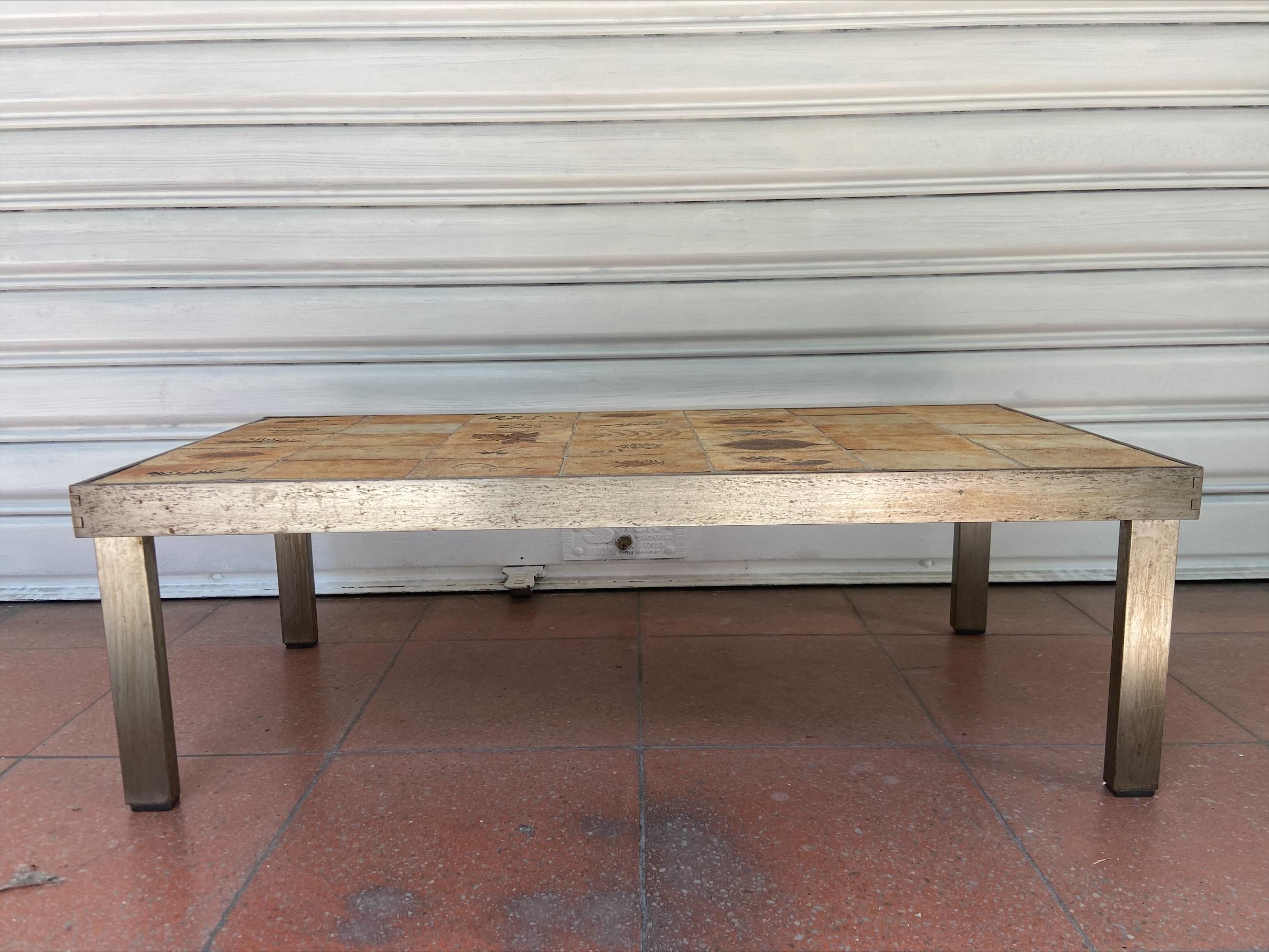 Coffee / Side Table - Roger Capron For Sale 1