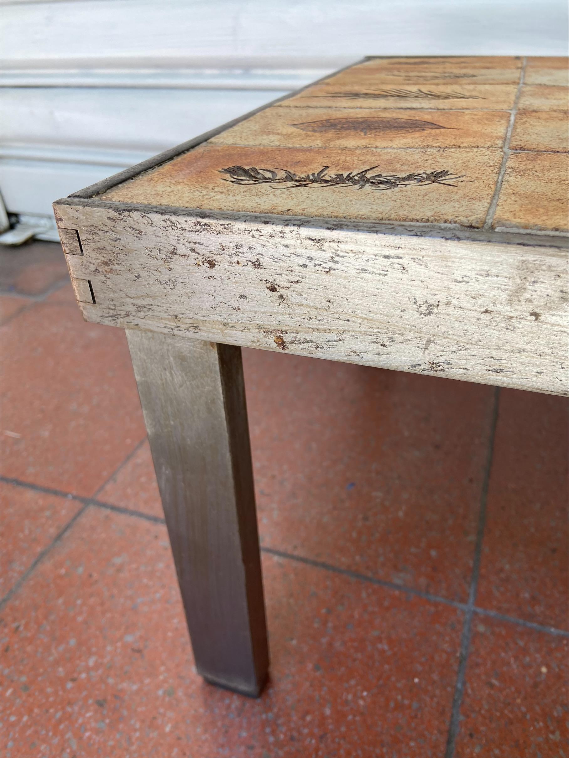 Coffee / Side Table - Roger Capron For Sale 2