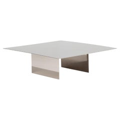 Couchtisch 06 aus verspiegeltem Metall