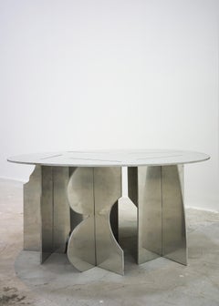 Zeitgenössischer Couchtisch #1 von Bahraini, dänisch, in Aluminium