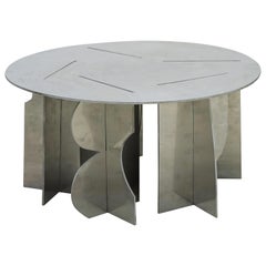 Table basse contemporaine n°1 danoise du Bahreïn, en aluminium