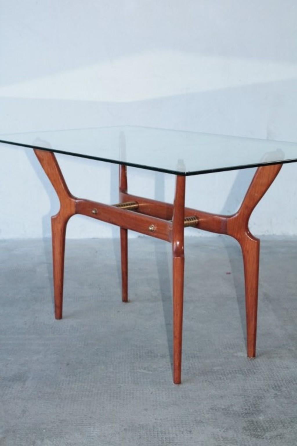 Mid-Century Modern Coffee Table 1950s by Cesare Lacca For Sale