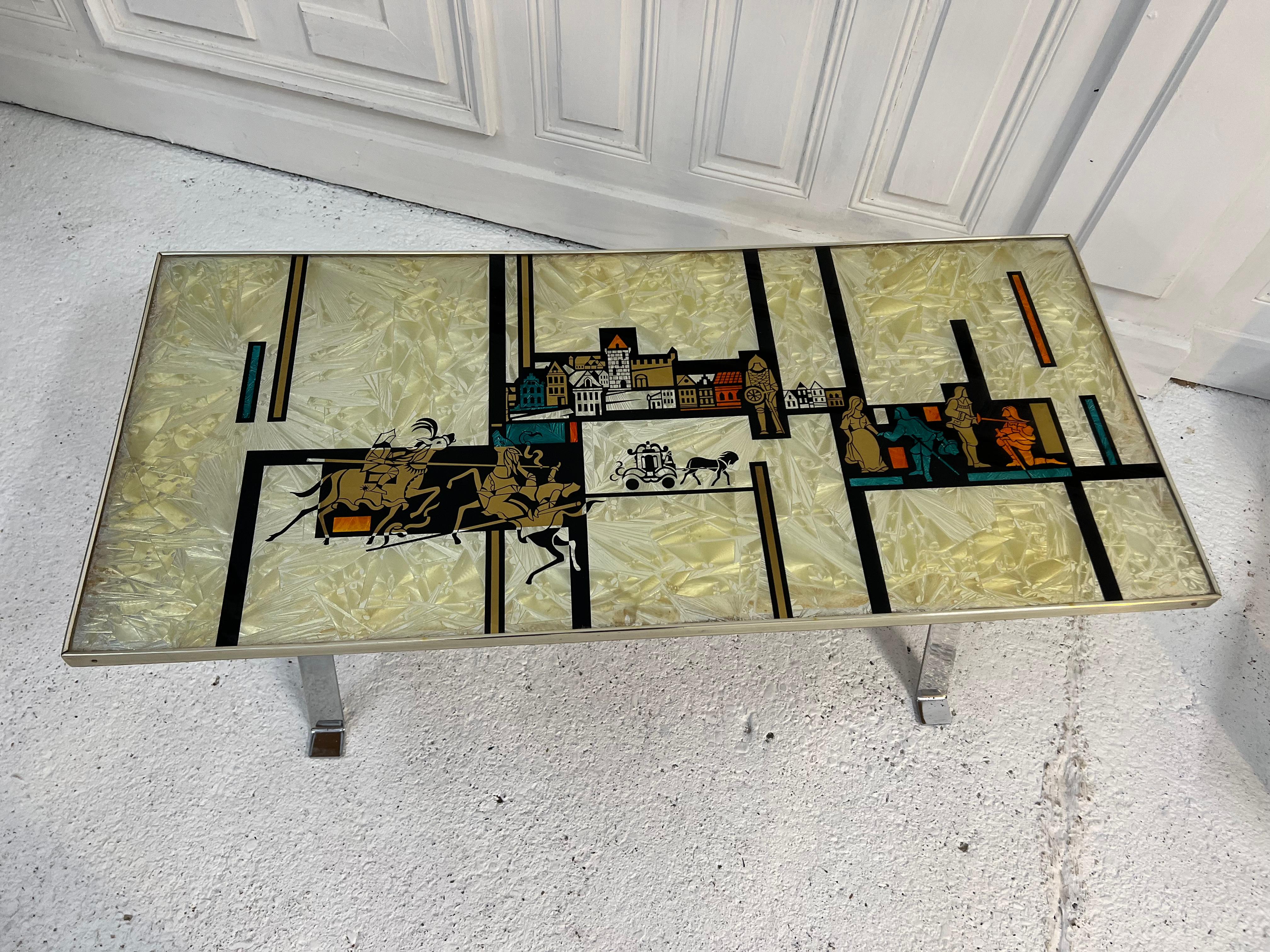 20th Century Coffee Table 1950s France For Sale