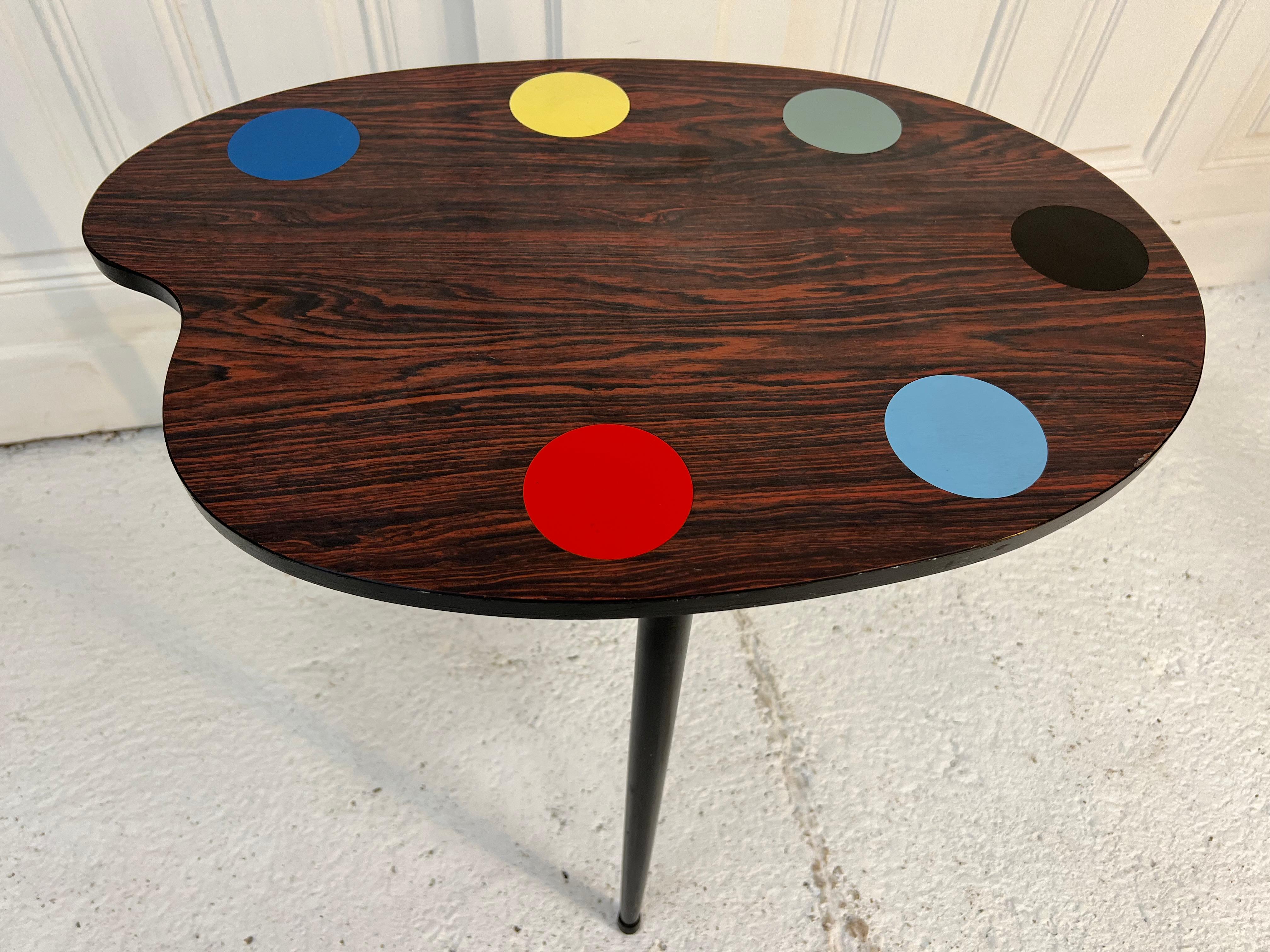 paint palette table