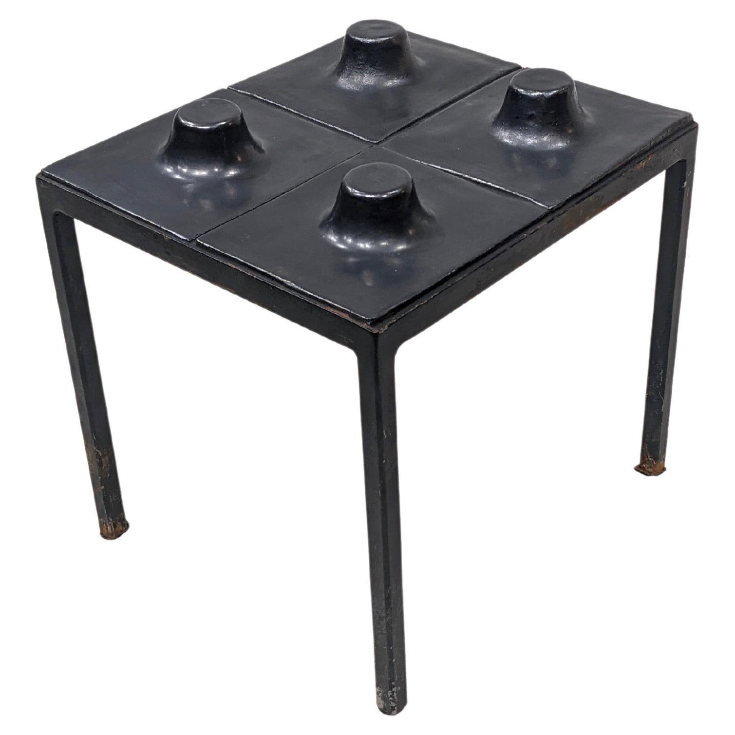 JOUVE FRANCE, coffee table "4 squares with nipples"