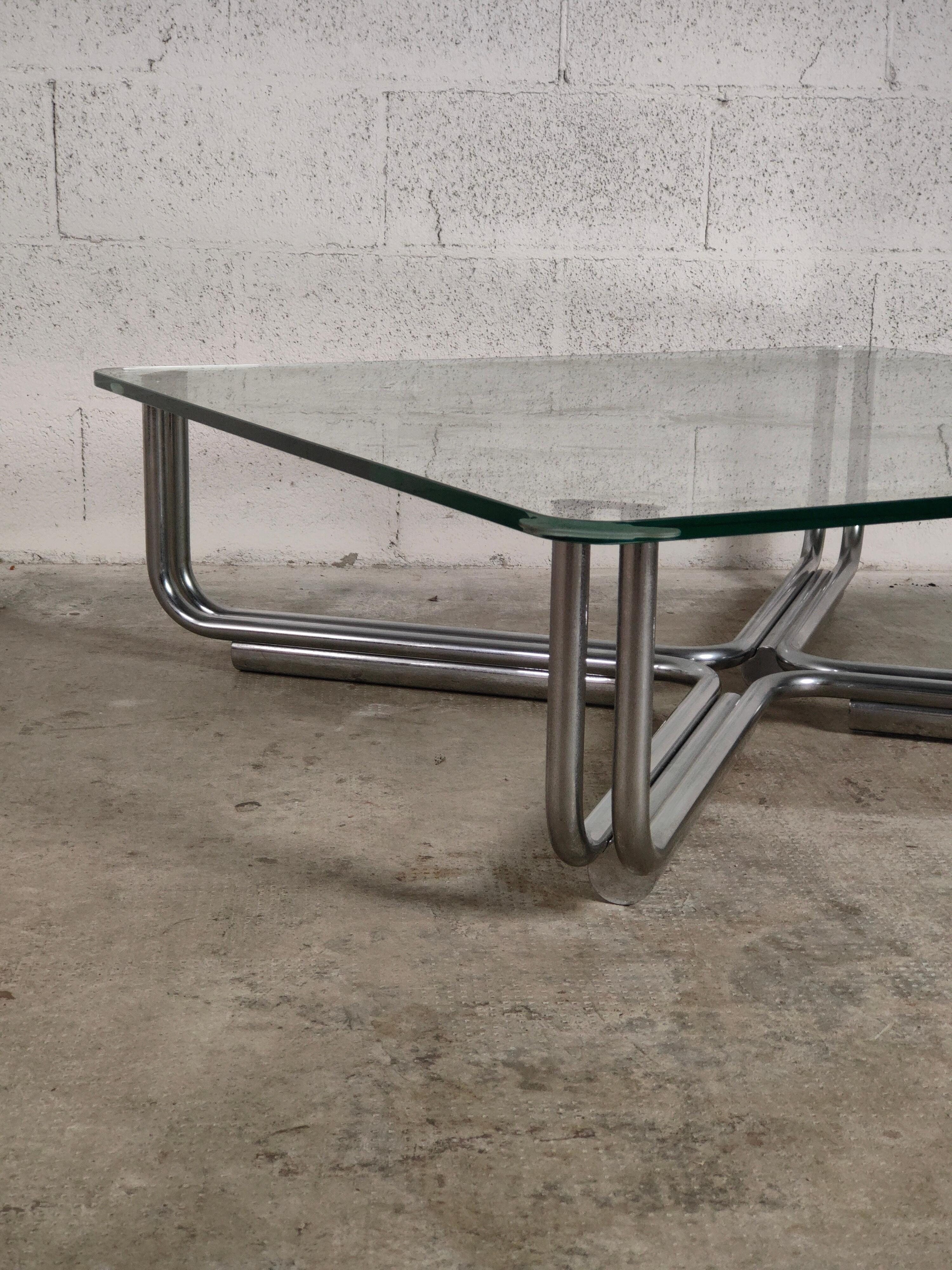 Italian Coffee Table 784 Model by Gianfranco Frattini for Cassina 70's, Italy For Sale