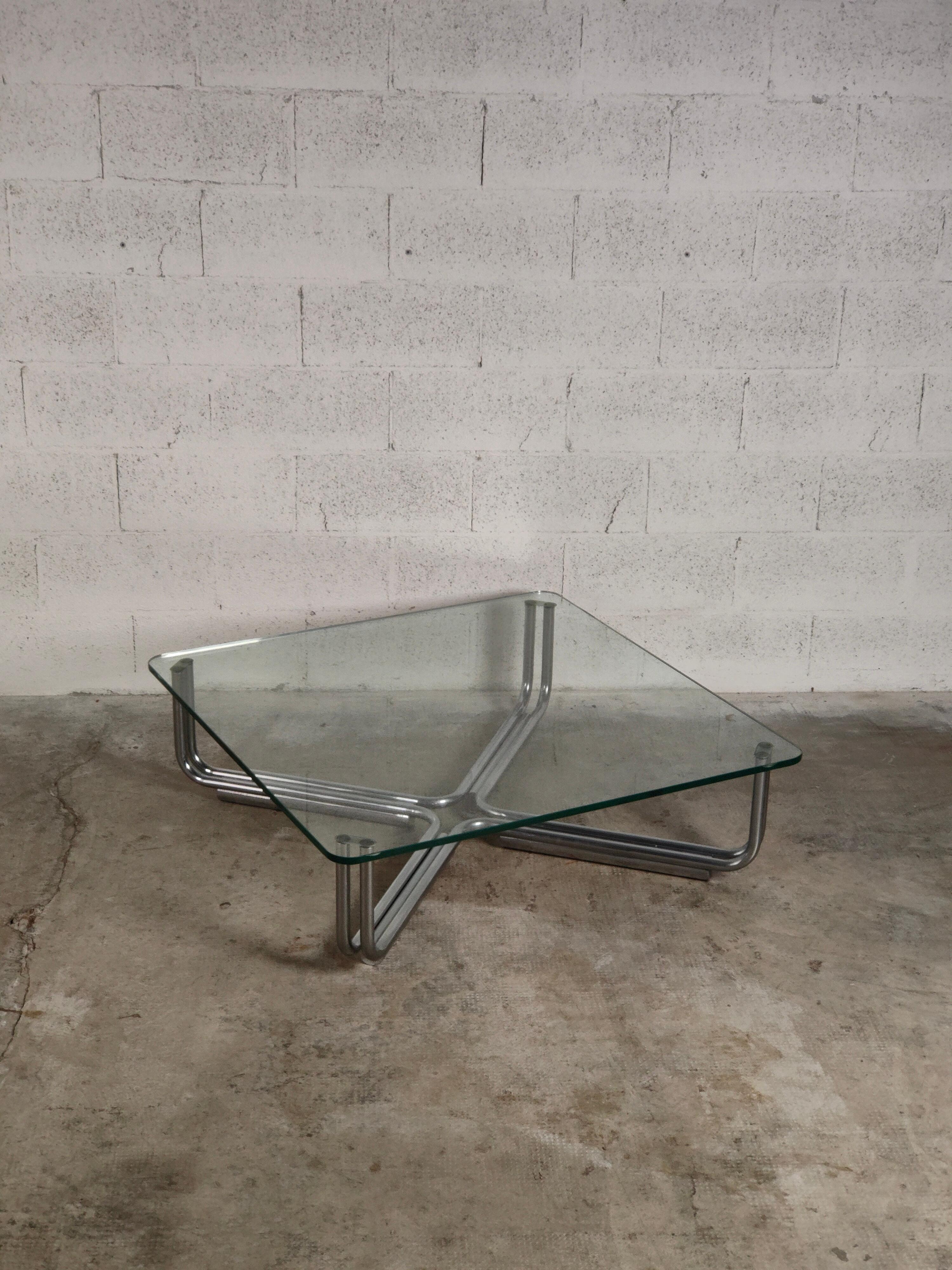 Late 20th Century Coffee Table 784 Model by Gianfranco Frattini for Cassina 70's, Italy For Sale