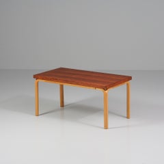 Mesa de centro, Alvar Aalto, Oy Huonekalu- ja Rakennustyötehdas Ab, años 1950