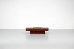 Coffee Table Alveo Attributed to Willy Rizzo for Mario Sabot, Italy 1970s