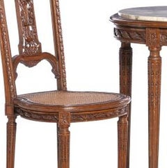 Coffee table and chair - 19th century