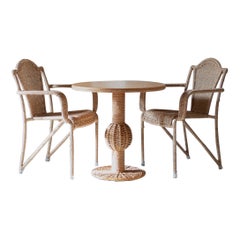 Coffee Table and Seating Set in Rope – 1970s