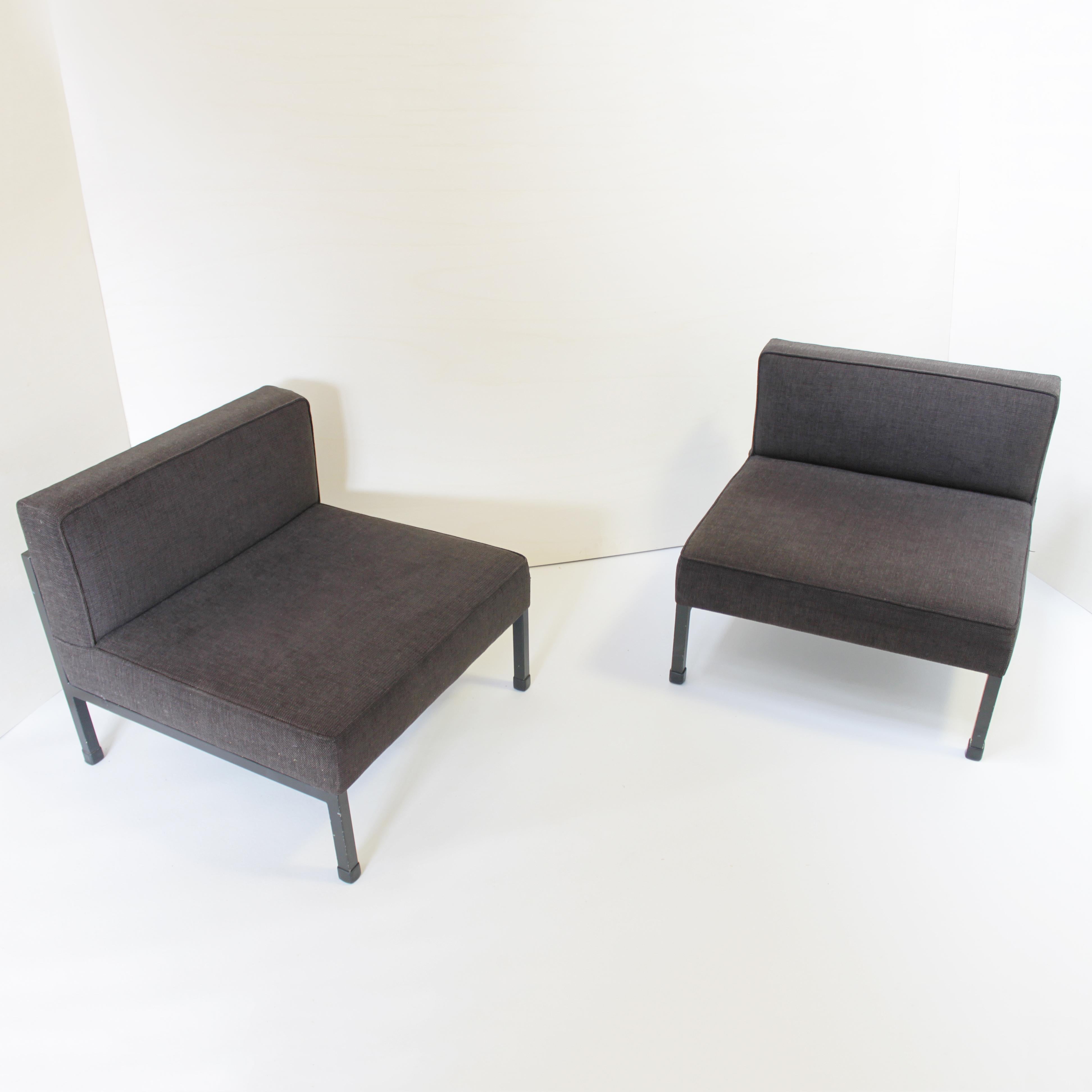 Coffee Table and Two '2' Armchairs by Wim Den Boon, Netherlands, 1958 For Sale 4