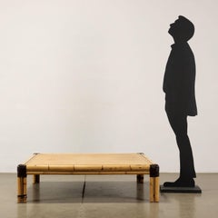 Coffee Table Arch, Smania Bamboo, Italy, 1980s