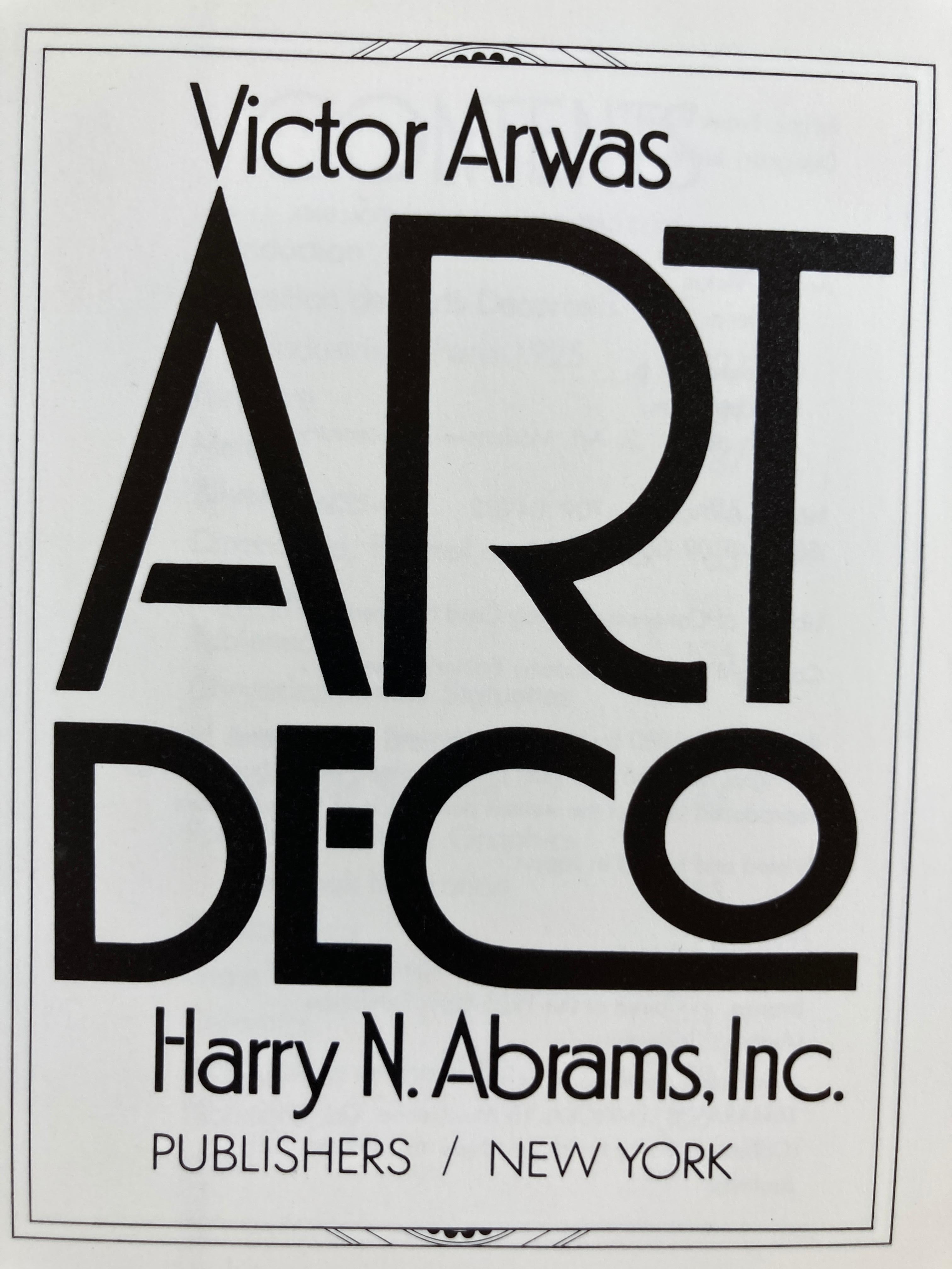 American Art Deco by Victor Arwas Coffee Table Art Book